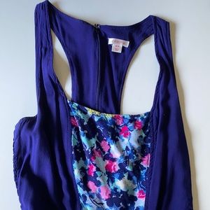 XHILARATION Floral Sleeveless Dress